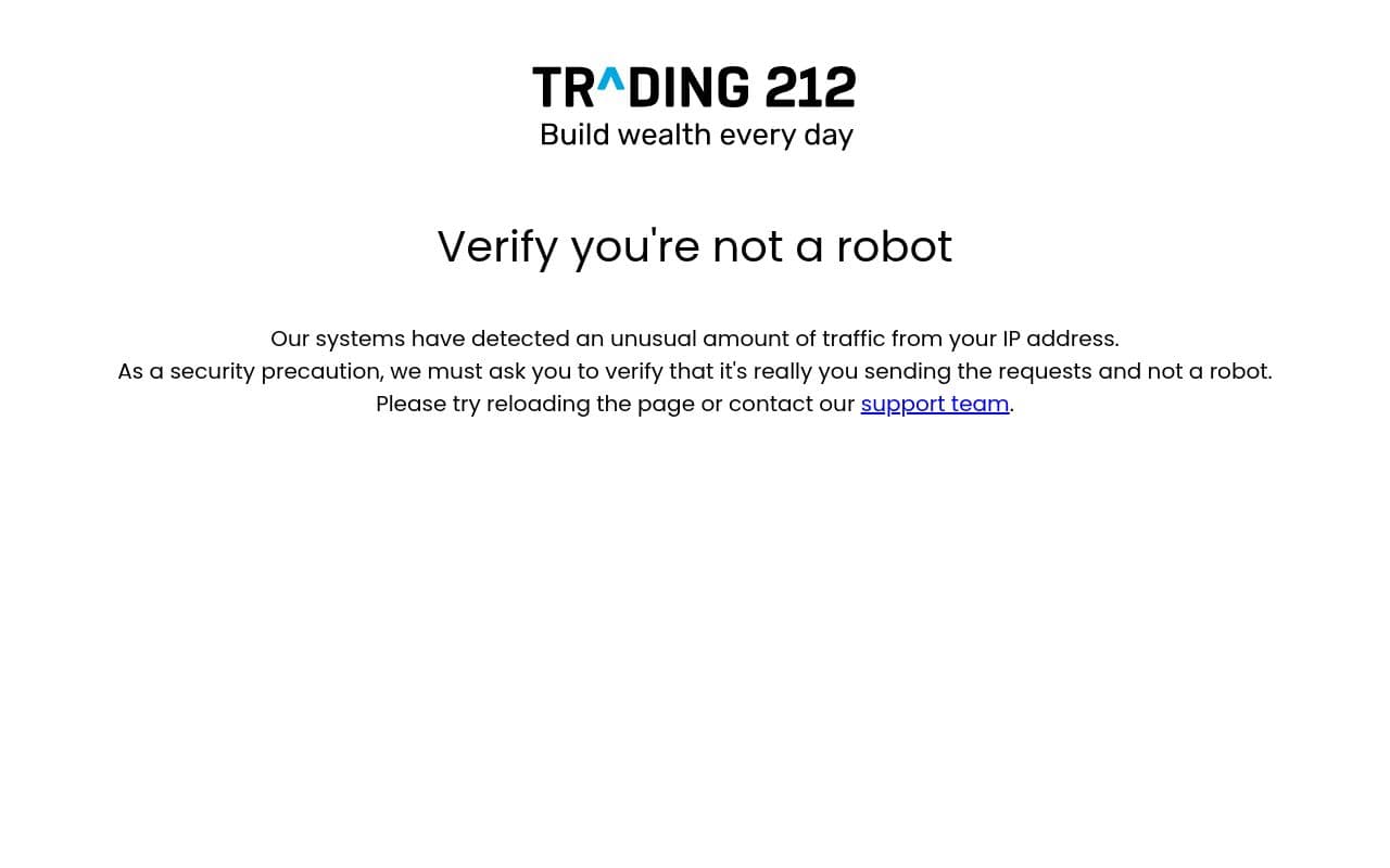 Trading 212 platform