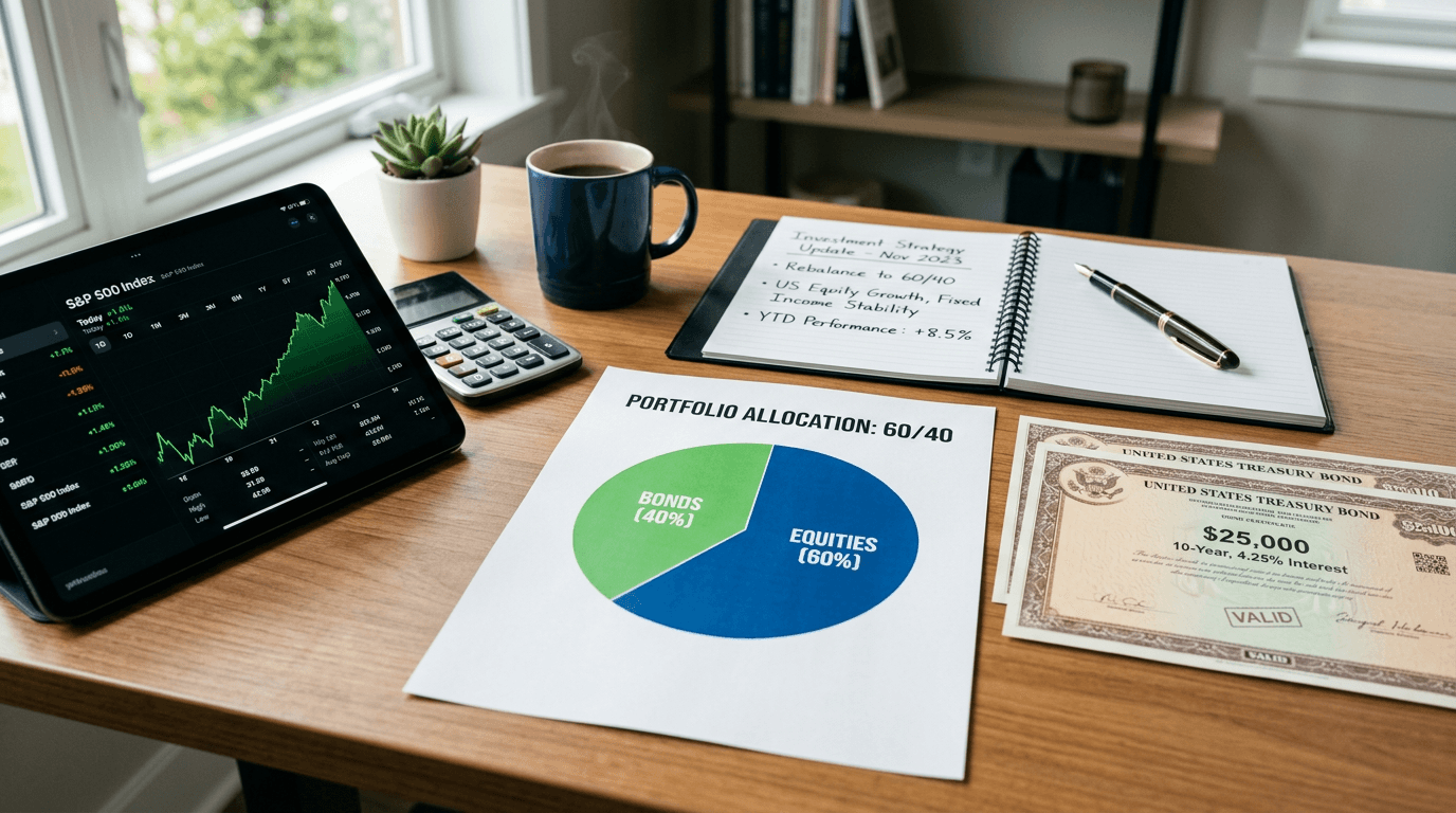 60/40 Portefeuille 2026: Complete Gids met ETFs + Rendeme...