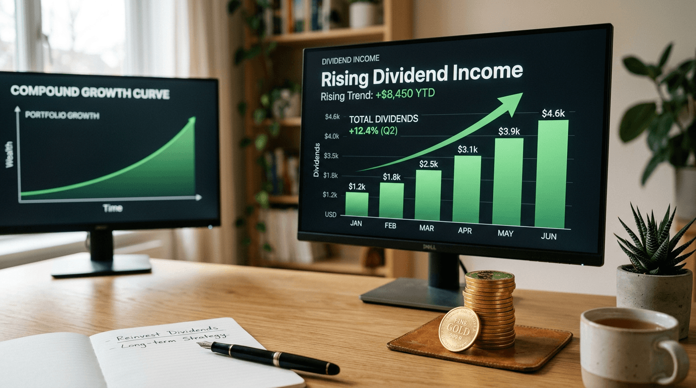 Dividend reinvesteren: de compound-truc die 85% van je beursrendement bepaalt