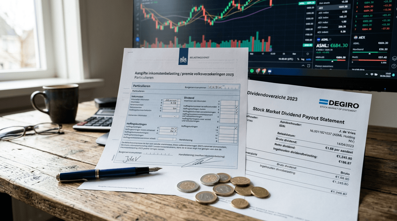 Dividendbelasting: wat je écht betaalt (en hoe je te veel betaalde belasting terugkrijgt)