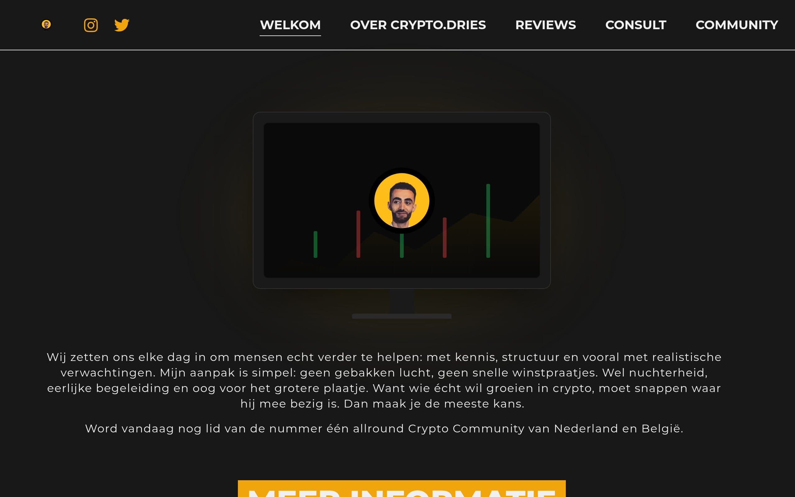 Screenshot van Blockchain Bulls Community