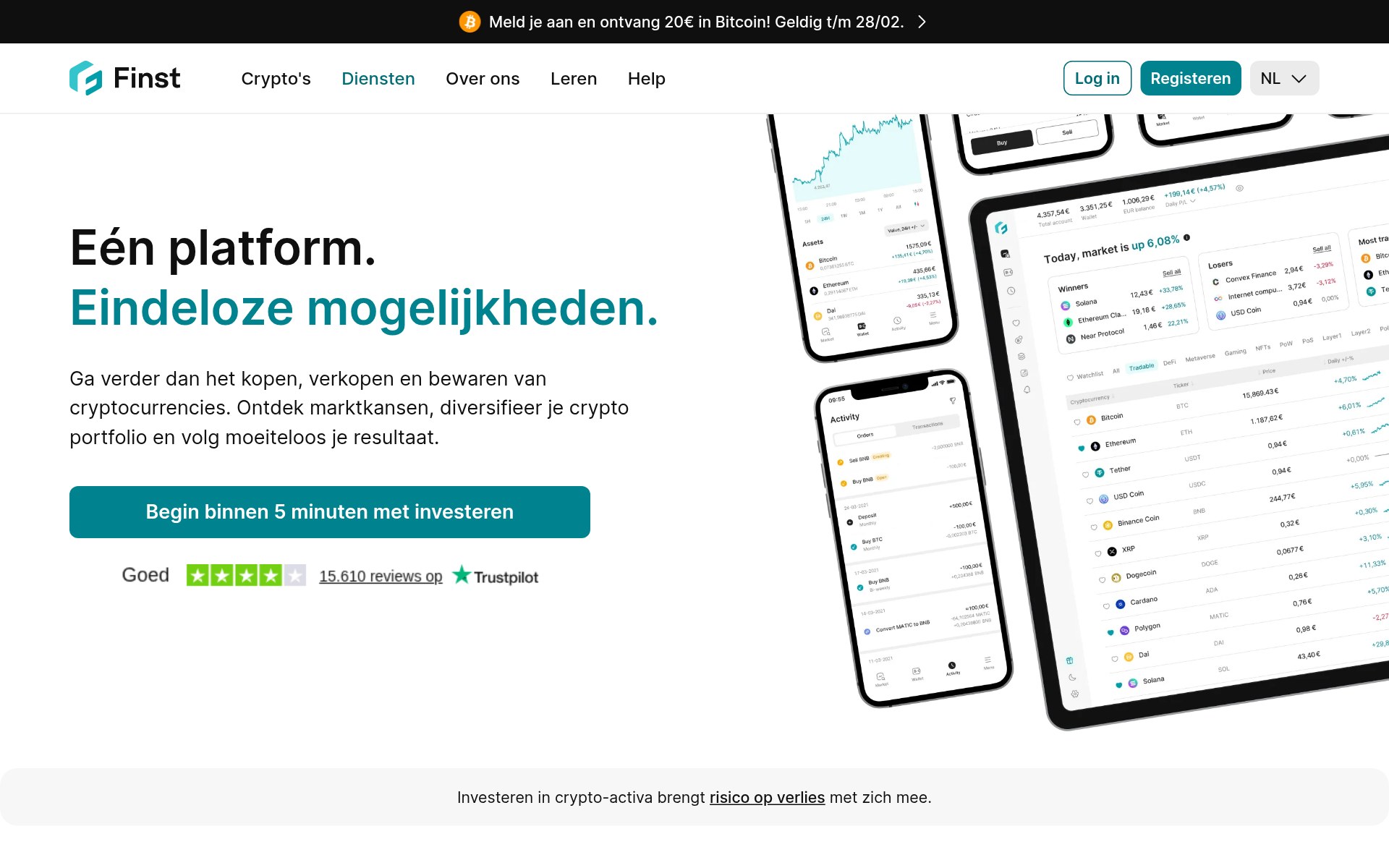 Finst platform screenshot