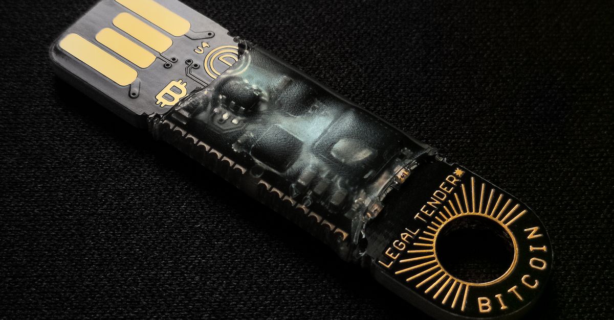 Hardware wallet voor Bitcoin en MiCAR zelfbewaring